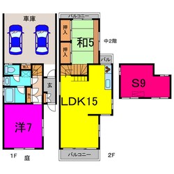 テスラ（熊谷市赤城町）の物件間取画像